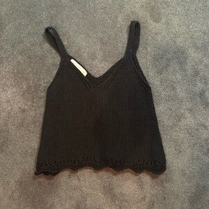 Women’s Porter sweater tank’. Crochet knit pattern